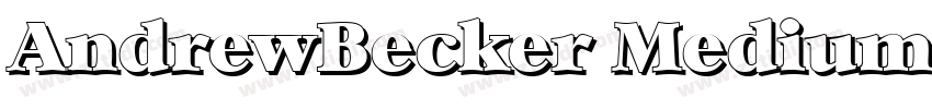 AndrewBecker Medium字体转换